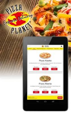 Pizza Planet android App screenshot 0